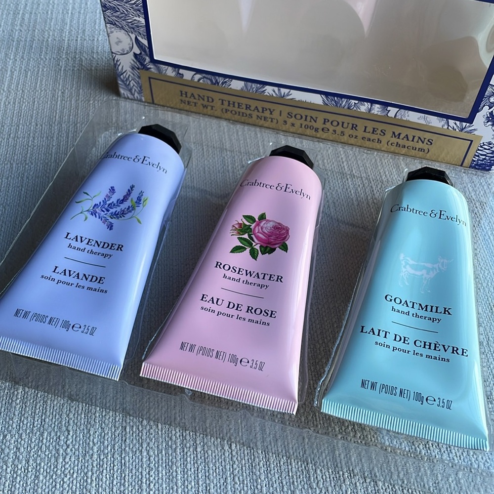 Crabtree & Evelyn Hand Therapy 3 Pack Gift Set - Picture 8 of 11